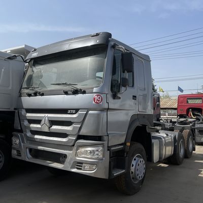kopen Gebruikte Sinotruck Howo Traktortruck met motorcapaciteit 8L en stuurstoel met luchtvering online manufacture