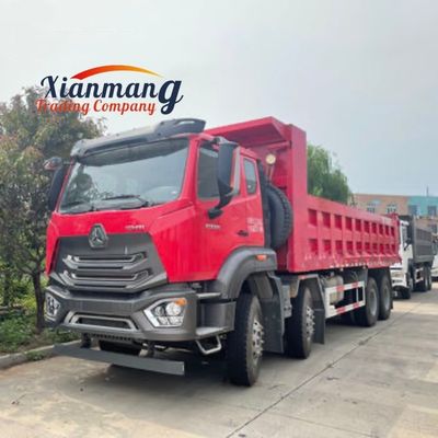 kopen 20 Cbm SINOTRUCK HOWO NX 8x4 Dump Truck 50 Ton Met Tarpaulin Hohan Hoog Capaciteits Aluminiumlegering online manufacture