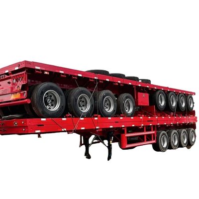 kopen Fabrieksaanpassing 40ft platbed Semi-trailer 2 Assen 3 Assen 4 Assen Dolly Tractor Chassis voor het aansluiten online manufacture