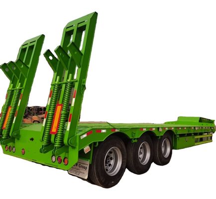 kopen 3/4 As 80-120 ton Transportapparatuur Lowboy Truck Trailer Afneembare Gooseneck Lowbed Semi Trailer Voor Mali online manufacture