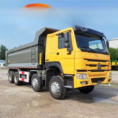 Goede prijs. Howo Euro 4 380 pk 8x4 dumptruck met stuur ZF8118 en 50 ton capaciteit online