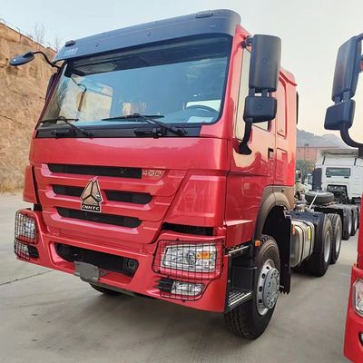 Goede prijs. Dieselbrandstof Type Gebruikte Sinotruk Traktor Truck Hoofd 371HP 6X4 Met handmatig raam online