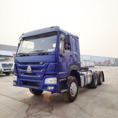 Goede prijs. Goedkope tweedehands HOWO 6X4 375HP tractor truck hoofd met comfortabele cabine in Afrika online