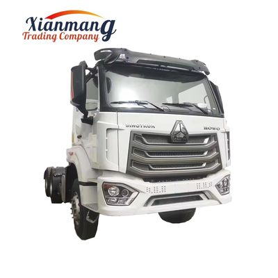Goede prijs. Tweedehands 6*4 10 Wheeler 400HP Howo NX Paardentraktor Trucks Met Hand Venster WEICHAI Motor online