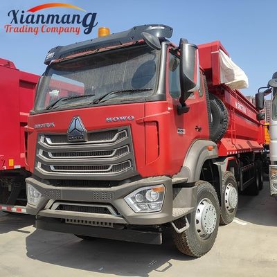 Goede prijs. HOWO NX 380HP 8x4 12 Wheel Dump Truck Heavy Duty Tipper Truck met achtercamera multimedia systeem online