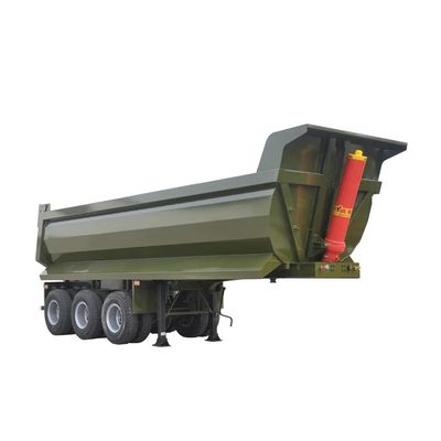 Goede prijs. 30ft 40ft achterste dump trailer voor transport zand, grind, hardheid staal solide lassen tipper half-trailer online