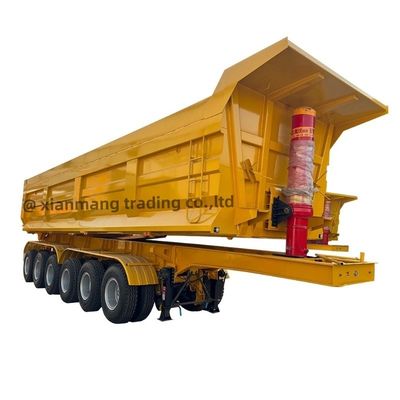 Goede prijs. 3/4 Achs Achs Dump Semi-trailer, Hydraulische cilinder U Type 20 Tons 50 Tons Tipper Dump Truck Te koop online