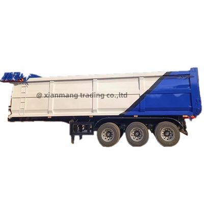 Goede prijs. 3/4 assen 45 kubieke meter 70 ton dump truck, hydraulische dump trailer in China online