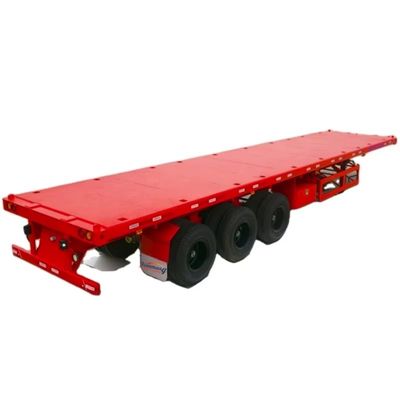 Goede prijs. Gepersonaliseerde scheepvaartcontainer halfrol, 3 assen 40 ft Gebruikte platbed halfrol online