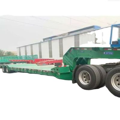 Goede prijs. 80 ton 3 as lage bed trailer afneembare gooseneck lowboy trailer te koop in Guinee en Kenia online