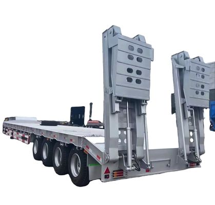 Goede prijs. Gooseneck Afneembare 4 assen lage bed trailer, Lowboy Semi-trailer te koop Mozambique online