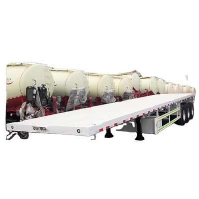 Goede prijs. Aanpasbaar 3 4 Axel 12.5M 40ft platbed Semi-trailer Container Flatbed Car Hauler te koop online