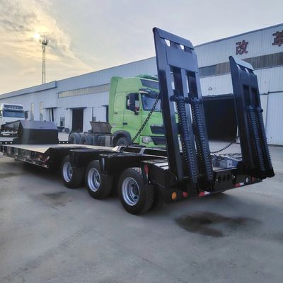 Goede prijs. Gebruikte nieuwe lowboy truck trailer 60T lowbed semi trailer te koop online