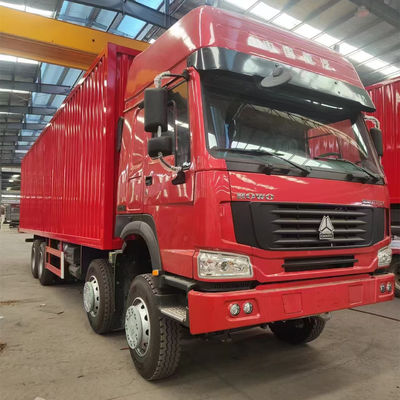 Goede prijs. 8X4 LHD 371-paardekracht HOWO vrachtwagen met aanpasbaar stuur en paardekracht configuratie band 12.00R20 motor WEICHAI online