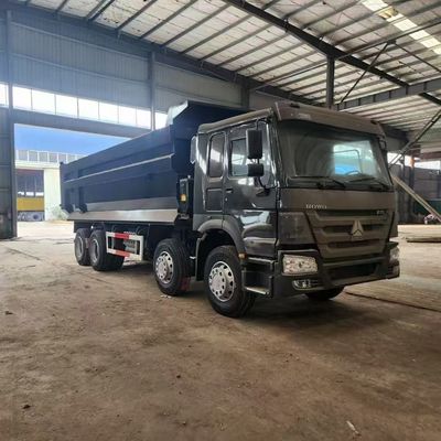 Goede prijs. 8X4 Lhd 12R20 375 HP Howo Dump Truck aangepast met stuur en paardenkracht configuratie online