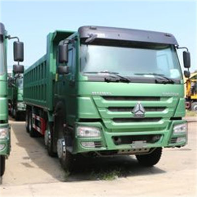 Goede prijs. Sinotruk Howo375hp 8x4 links aandrijven Gebruikte kantelwagen met 12 banden en 4-assige vrachtbus Lengte 7,2-8,2m Aanpasbaar online