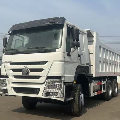 Goede prijs. Aanpasbare witte kleur HOWO 6X4 375HP Dump Truck Seats≤5 Container Lengte 5,60 * 2,35 * 1,5 mm voor Euro 2 emissie standaard online