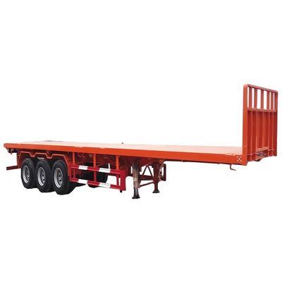 Goede prijs. Nieuwe 3-assige 12-band platte plaat half-trailer te koop met een draagcapaciteit van 30-60 ton van 40-voet container online
