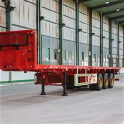 Goede prijs. 40ft originele as aangepast Fuwa as Bpw as 3-as staal plaat container half-trailer plaat lengte 12500*2500*1600mm online