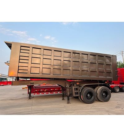 Goede prijs. 2-assige 12R20 dump-half-aanhanger met doosgrootte binnengrootte 9200x2200x1200mm online