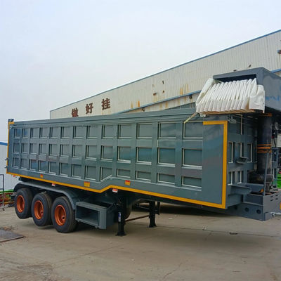 Goede prijs. 3-assige JOST 2.0/3.5-inch Kingpin 12R20 banden (12R22.5 kan worden aangepast) Dump Semi-trailer online