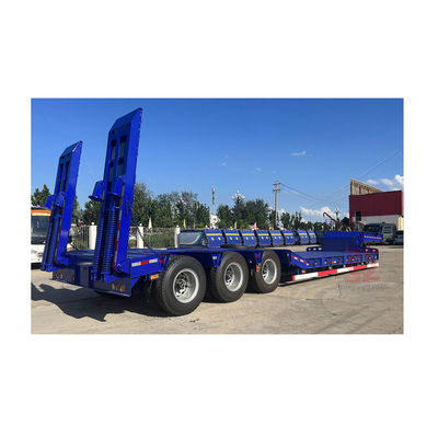 Goede prijs. Nieuwe 3-assige verbeterde mechanische ladder JOST merk landingsgestel laag bed half-trailer, goede kwaliteit online