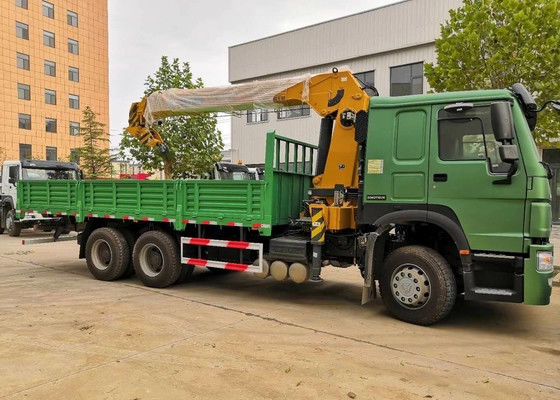 Goede prijs. Sinotruk Howo7 Groene 12T 6x4 chassis dump boom kraan goed verkocht in Afrika. online